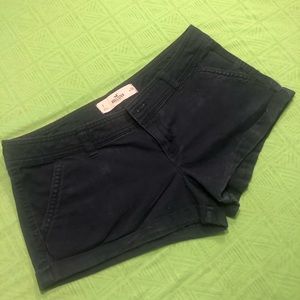 Hollister Distress Shorts- dark navy blue
